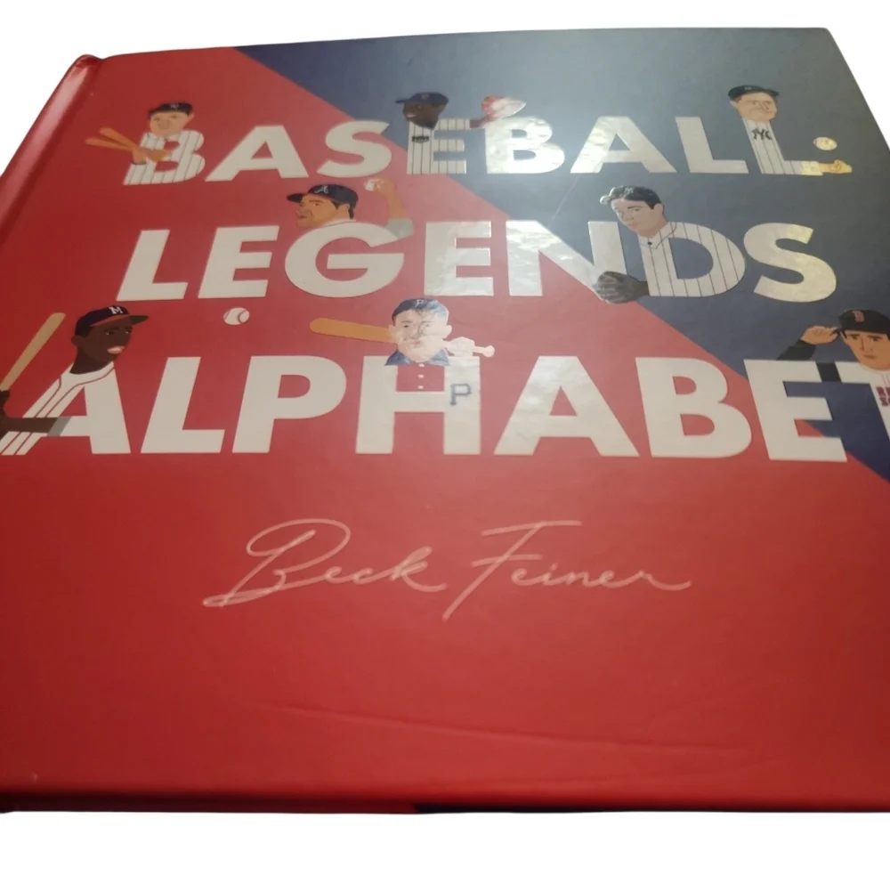 Baseball Legends Alphabet Book New Without Tags - Picture 3 of 7